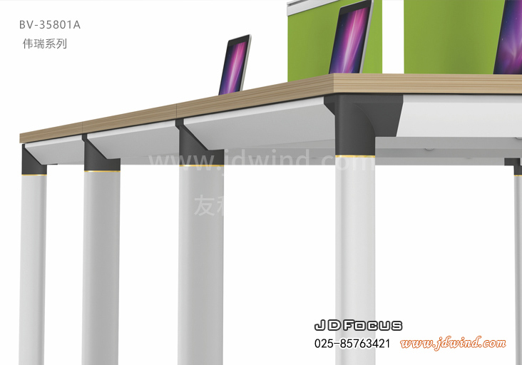 南京主管办公桌3580款钢架细节
